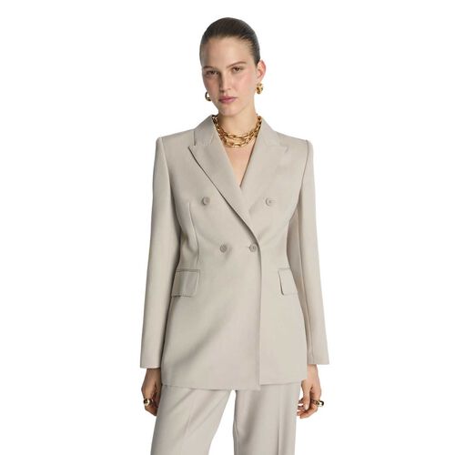 Veronika Maine Wool Double Breasted Blazer